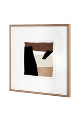 Fabric Collage Wall Art by Splendido Family Dynamics Art Print, alternate view 14