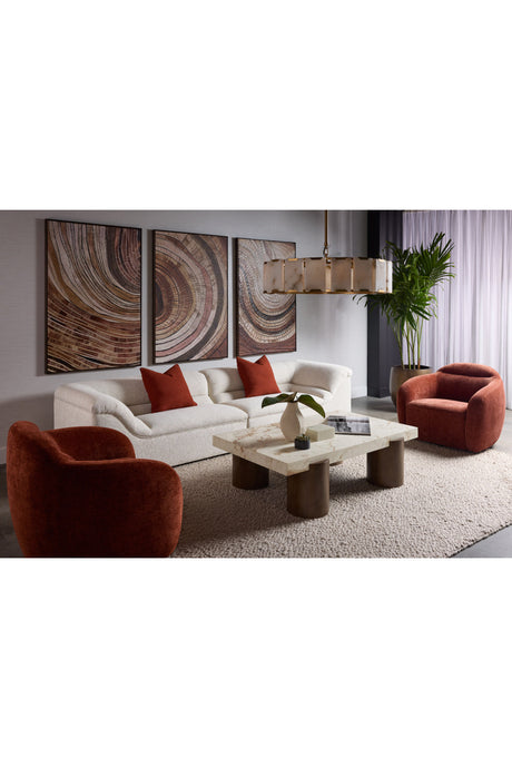 Brown Mosaic Wall Art by Splendido Turning Point Art Print, alternate view 5