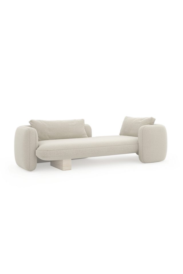 White Linen Bedroom Chaise | Caracole Overlap | Oroa.com