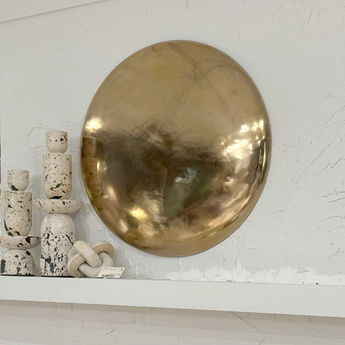 Modern European furniture - Gold Convex Indoor/Outdoor Wall Decor - www.oroa.com