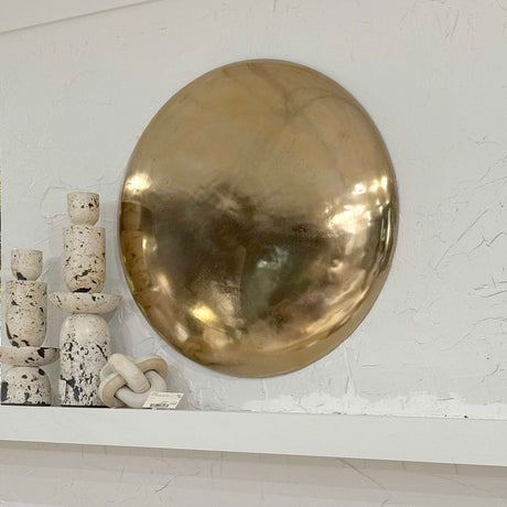 Modern European furniture - Gold Convex Indoor/Outdoor Wall Decor - www.oroa.com