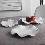 Modern European furniture - Ceramic Flowers Indoor/Outdoor Wall Decor Set (3) - www.oroa.com