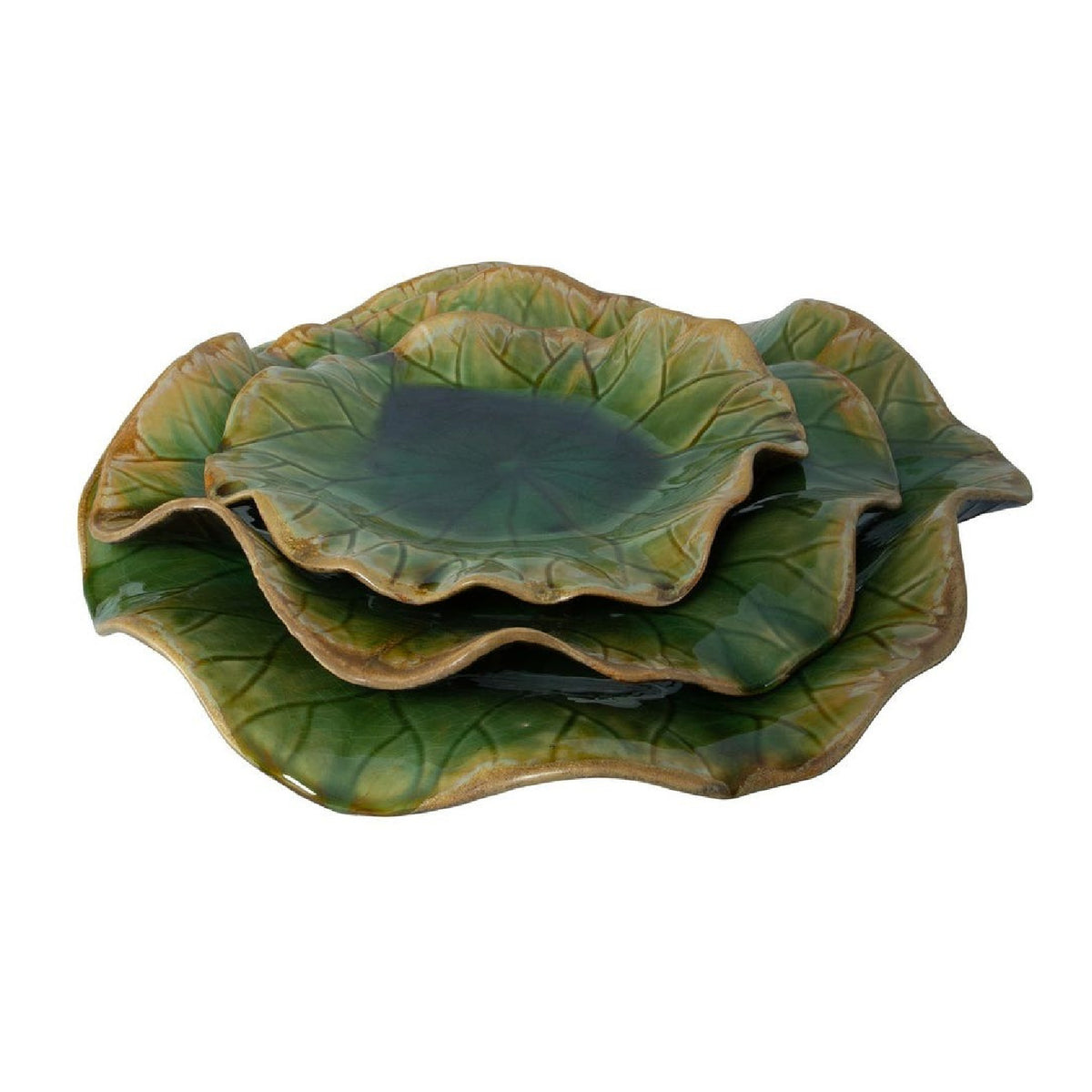 Modern European furniture - Ceramic Flowers Indoor/Outdoor Wall Decor Set (3) - www.oroa.com