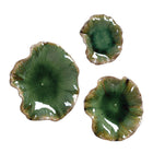 Modern European furniture - Ceramic Flowers Indoor/Outdoor Wall Decor Set (3) - www.oroa.com