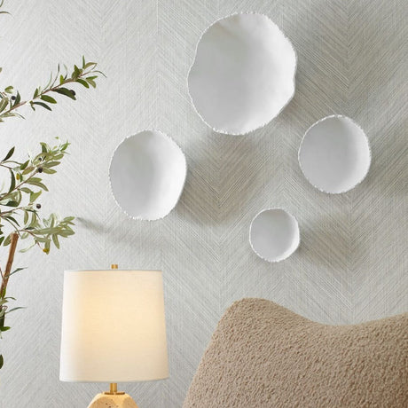 Modern European furniture - Metal Bowl Indoor/Outdoor Wall Decor Set (4) - www.oroa.com