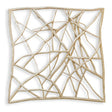Modern European furniture - Intertwined Teak Indoor/Outdoor Wall Decor - www.oroa.com