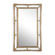 Modern European furniture - Antique Brass Rectangular Mirror - www.oroa.com
