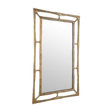 Modern European furniture - Antique Brass Rectangular Mirror - www.oroa.com