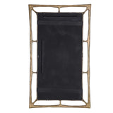 Modern European furniture - Antique Brass Rectangular Mirror - www.oroa.com