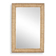Modern European furniture - Rectangular Seagrass Mirror - www.oroa.com