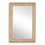 Modern European furniture - Rectangular Seagrass Mirror - www.oroa.com