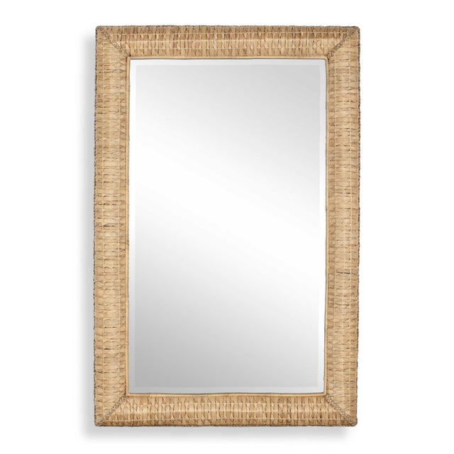 Modern European furniture - Rectangular Seagrass Mirror - www.oroa.com