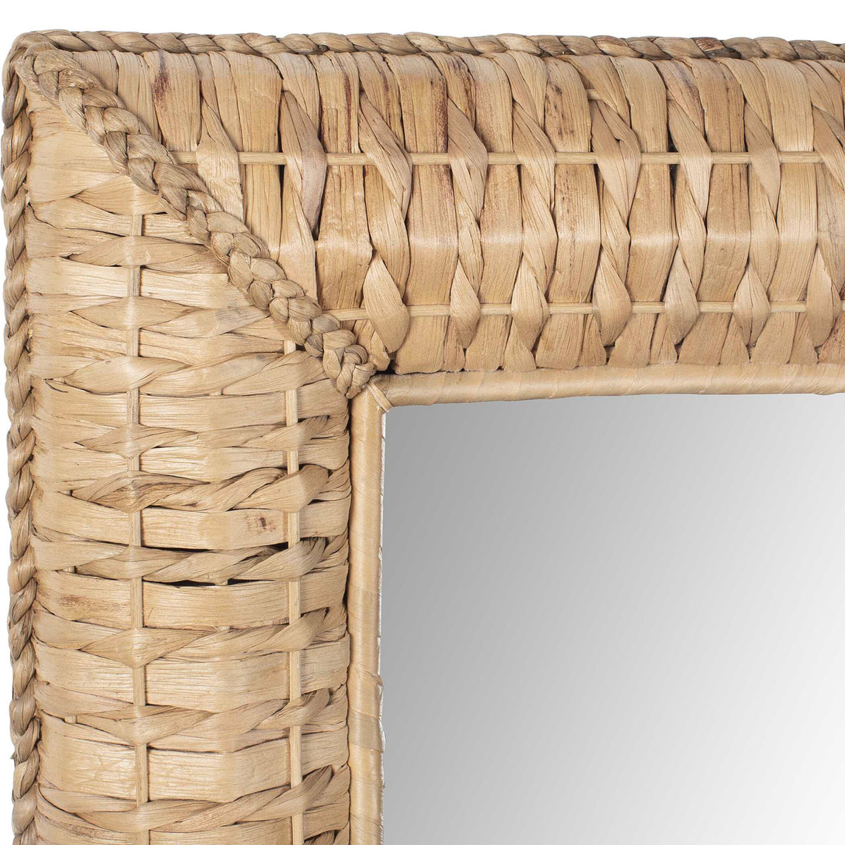 Modern European furniture - Rectangular Seagrass Mirror - www.oroa.com