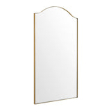 Modern European furniture - Brushed Brass Mirror - www.oroa.com