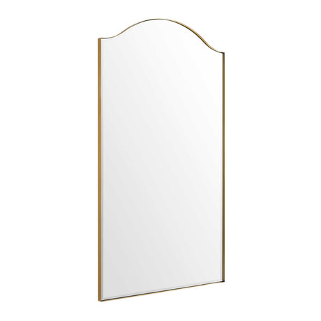 Modern European furniture - Brushed Brass Mirror - www.oroa.com