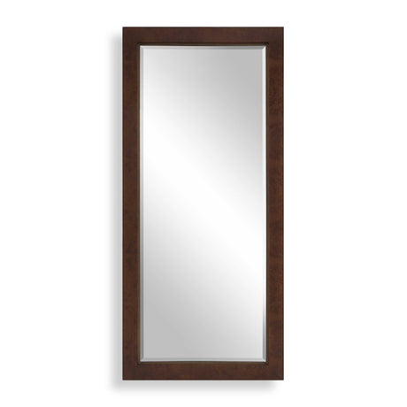 Modern European furniture - Burl Veneer Tall Mirror - www.oroa.com