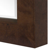 Modern European furniture - Burl Veneer Tall Mirror - www.oroa.com
