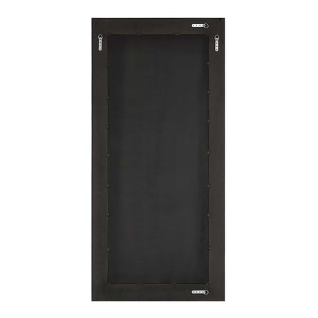 Modern European furniture - Natural Walnut Veneer Tall Mirror - www.oroa.com