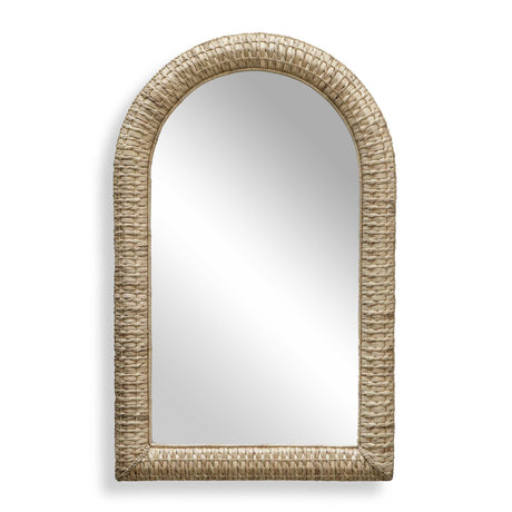 Modern European furniture - Arched Seagrass Mirror - www.oroa.com
