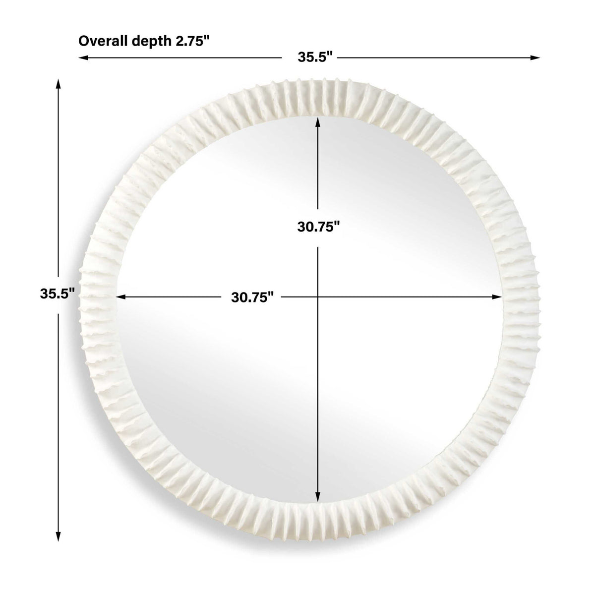 Modern European furniture - Arched Seagrass Mirror - www.oroa.com