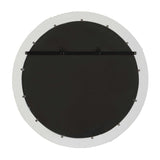 Modern European furniture - White Ceramic Round Mirror - www.oroa.com