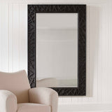 Modern European furniture - Black Framed Bevel Mirror - www.oroa.com