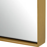 Modern European furniture - Stainless Steel Arched Mirror - www.oroa.com
