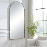 Modern European furniture - Stainless Steel Arched Mirror - www.oroa.com