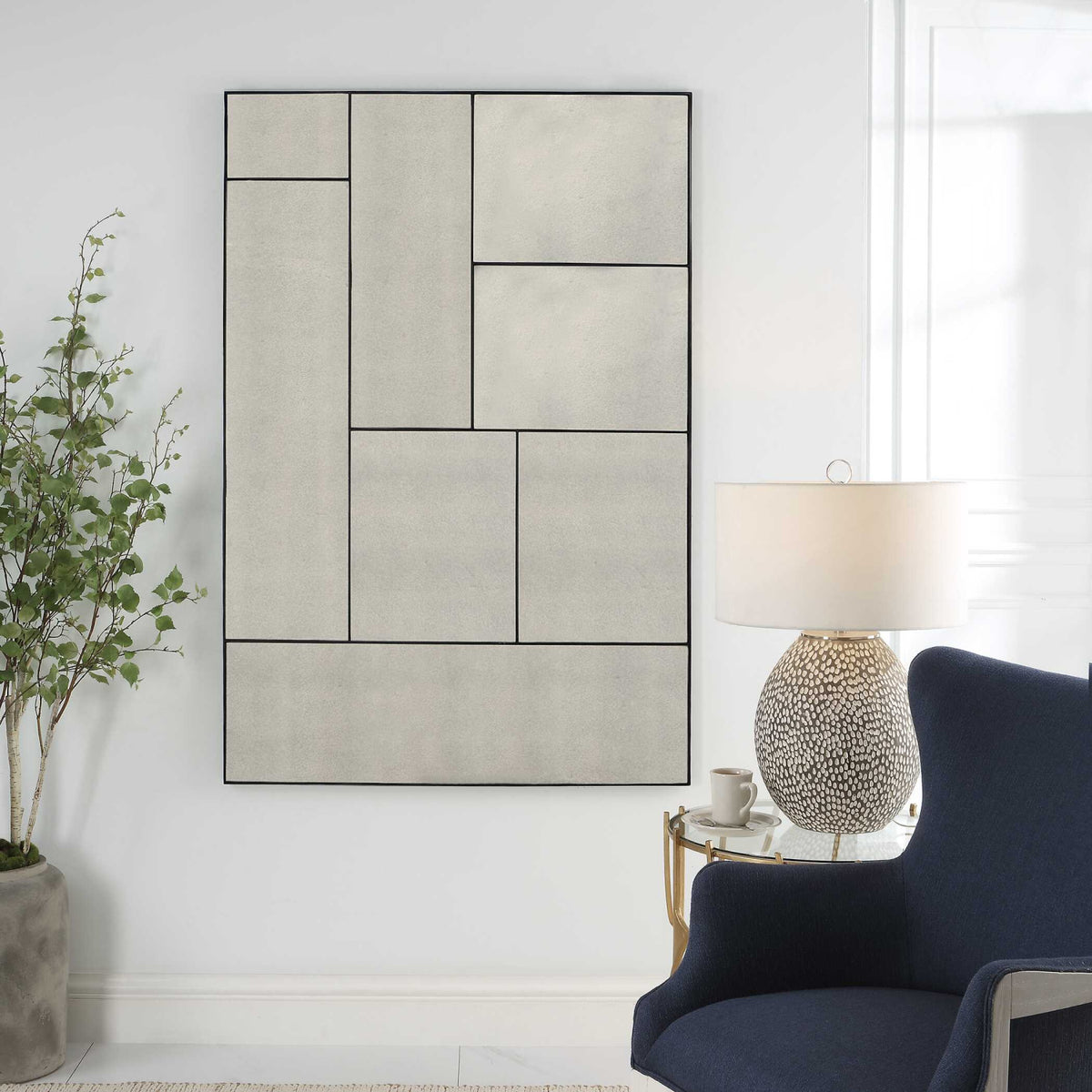 Modern European furniture - Multi-Panel Antique Style Mirror - www.oroa.com