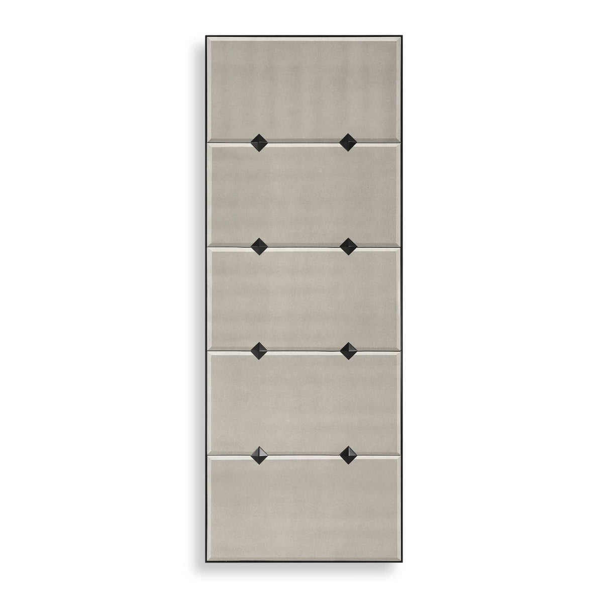Modern European furniture - Medallion Accented Mirror - www.oroa.com