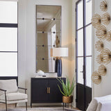 Modern European furniture - Medallion Accented Mirror - www.oroa.com