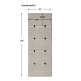 Modern European furniture - Medallion Accented Mirror - www.oroa.com