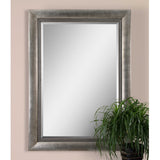 Modern European furniture - Antique Silver Wooden Mirror - www.oroa.com