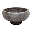 Modern European furniture - Aged Black Terracotta Bowl - www.oroa.com