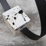 Modern European furniture - Black Circular Metal Sculpture - www.oroa.com