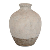 Modern European furniture - Rustic Concrete Ribbed Vase - www.oroa.com