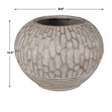 Modern European furniture - Carved Terracotta Planter - www.oroa.com