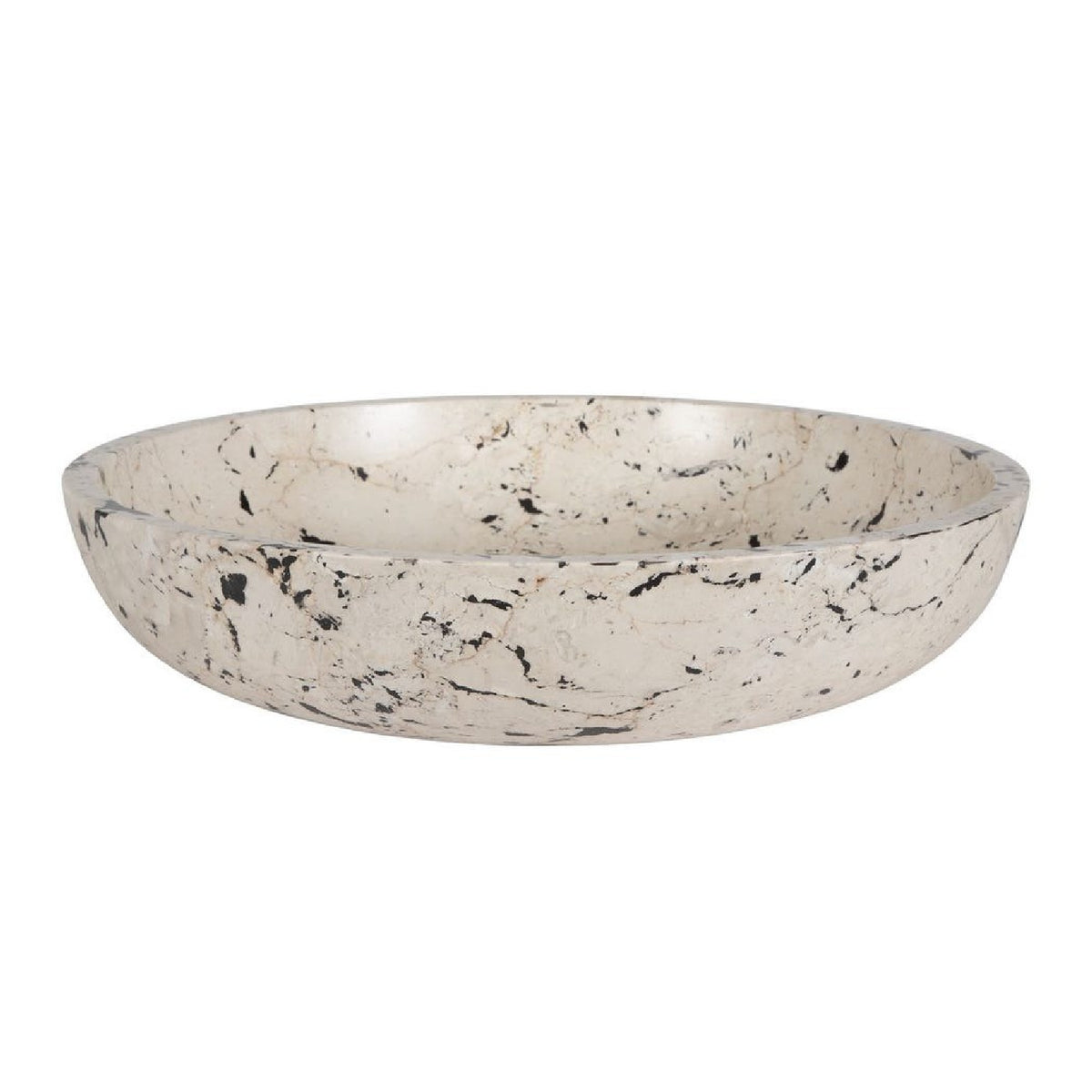 White Limestone Indoor/Outdoor Bowl | Uttermost Nouveau - www.oroa.com