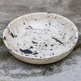 White Limestone Indoor/Outdoor Bowl | Uttermost Nouveau - www.oroa.com