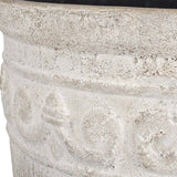 Modern European furniture - Carved Concrete Indoor/Outdoor Planter - www.oroa.com