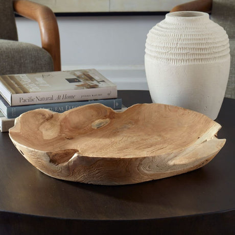 Teak Wood Indoor/Outdoor Bowl | Uttermost Organic Embrace - www.oroa.com