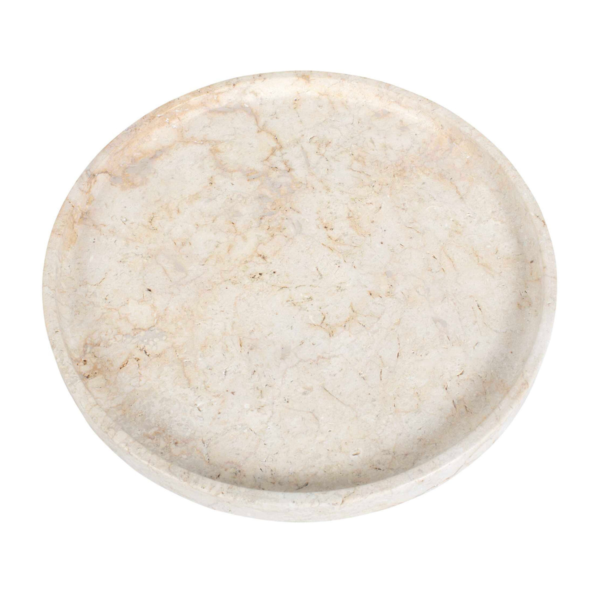 Modern European furniture - Travertine Round Indoor/Outdoor Tray - www.oroa.com