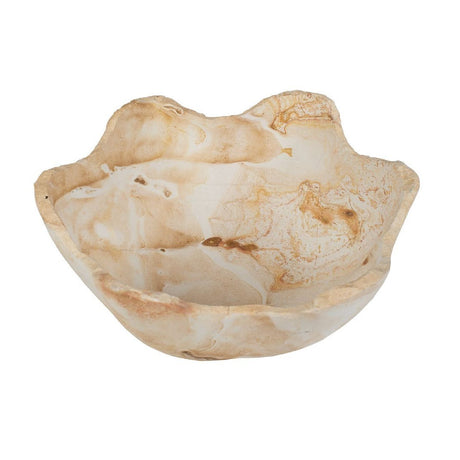 Carved Stone Indoor/Outdoor Bowl | Uttermost Sahara - www.oroa.com