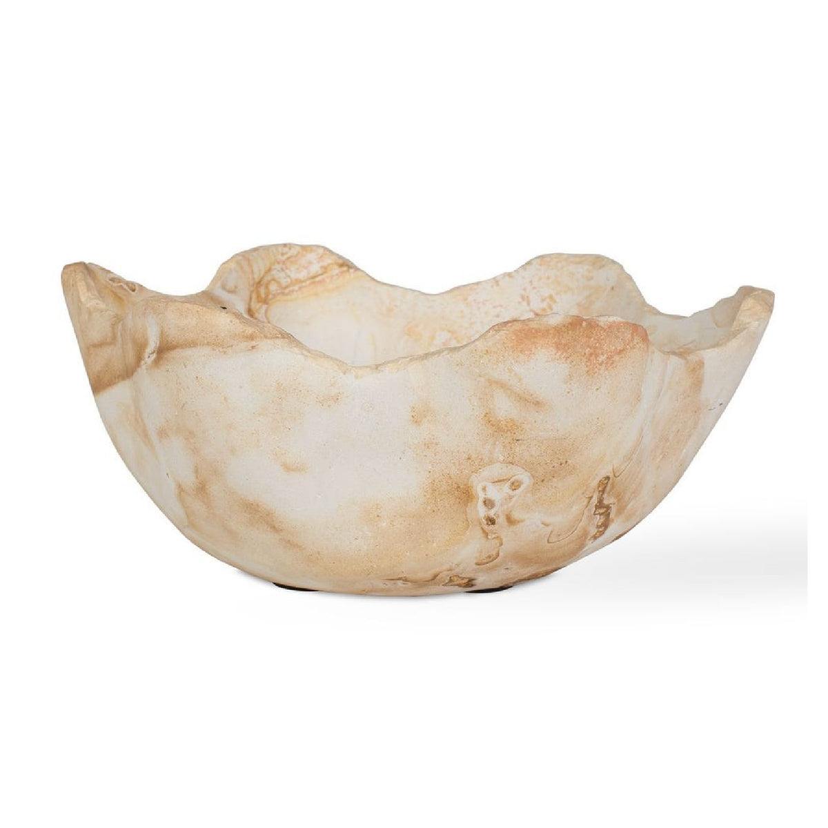 Carved Stone Indoor/Outdoor Bowl | Uttermost Sahara