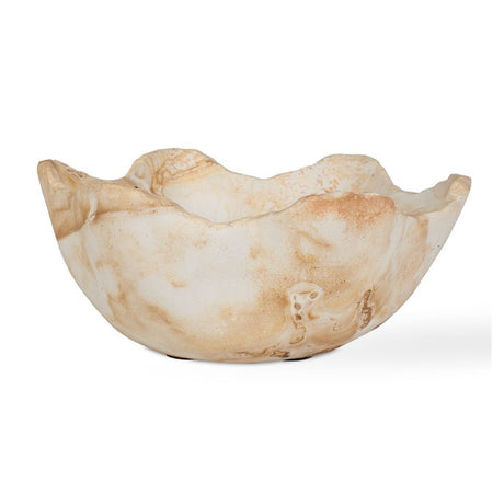 Carved Stone Indoor/Outdoor Bowl | Uttermost Sahara
