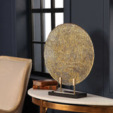 Modern European furniture - Round Rippled Art Glass Charger - www.oroa.com