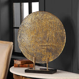 Modern European furniture - Round Rippled Art Glass Charger - www.oroa.com