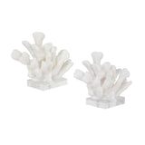 White Coral Inspired Bookends (2) | Uttermost Charbel - www.oroa.com