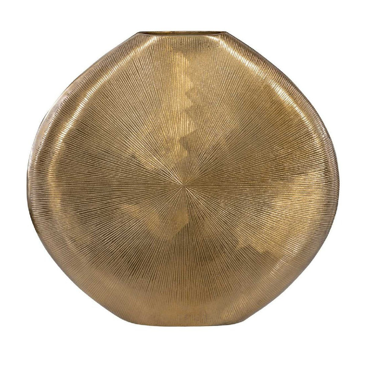 Gold Ribbed Vase | Uttermost Gretchen - www.oroa.com