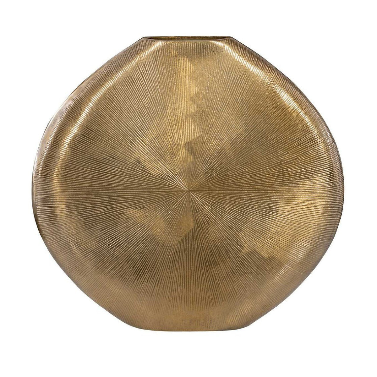 Gold Ribbed Vase | Uttermost Gretchen - www.oroa.com